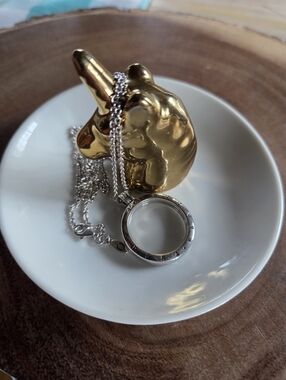 Pandora Sterling Silver Large Floating Locket  23.5 In.Necklace